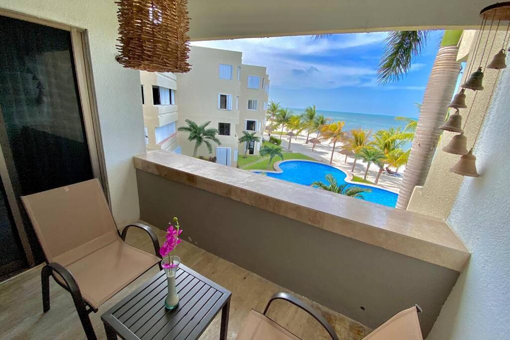 Oceanfront Condo Bm By Andiani Cancún Esterno foto