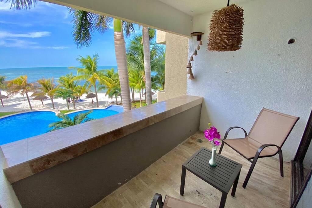 Oceanfront Condo Bm By Andiani Cancún Esterno foto